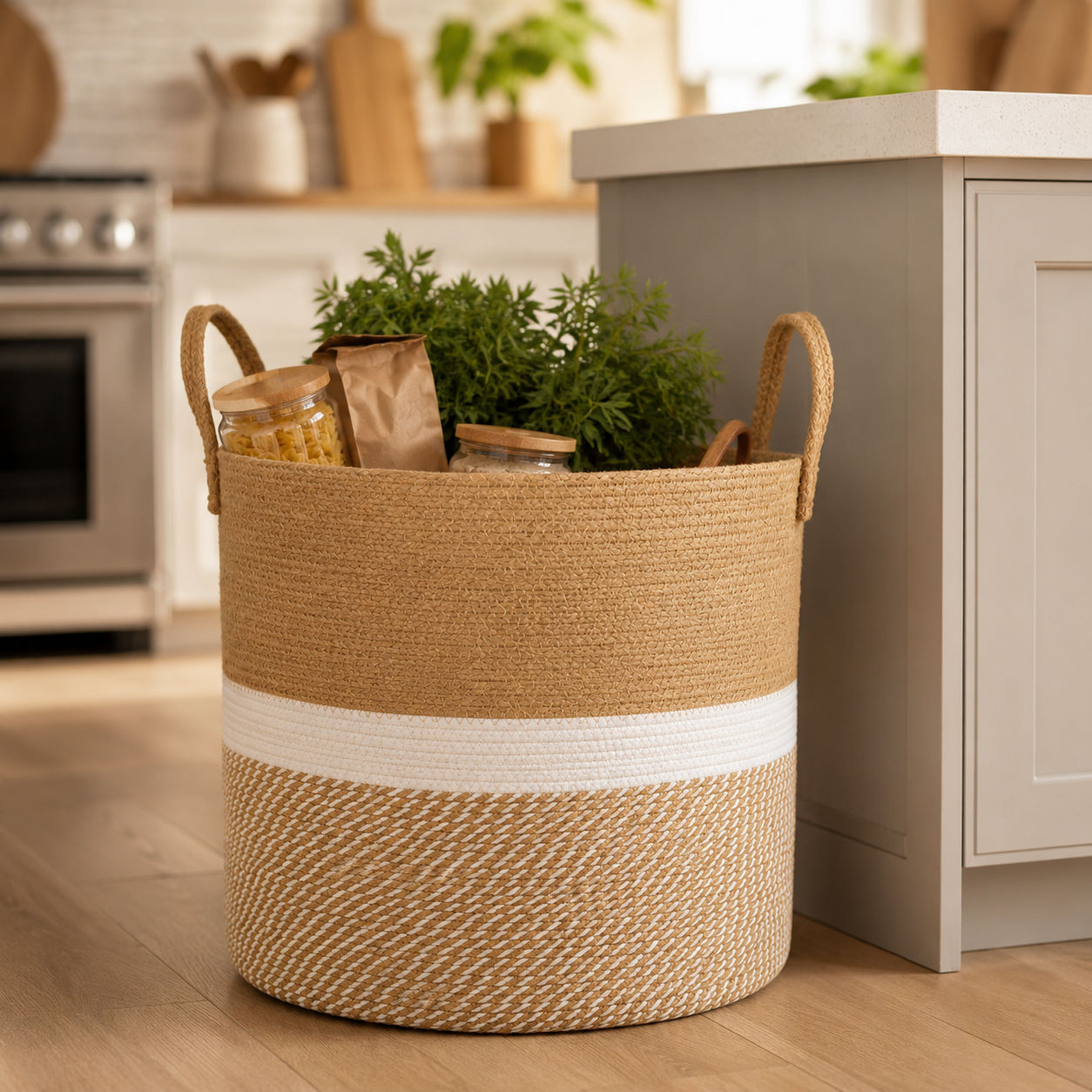 Large Cotton Sack for Stylish Storage Solutions